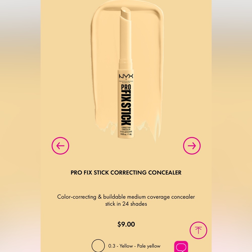 2/$20 Pro Fix Stick Correcting Concealer